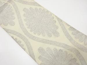 アンティーク　長嶋成織物製　花立涌模様織り出し袋帯（材料）